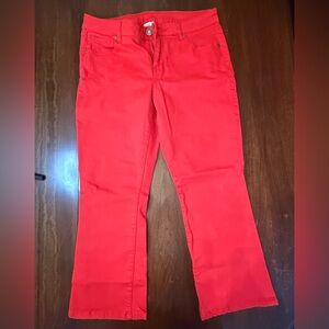 CAbi Kick Back Flare Crop Pants